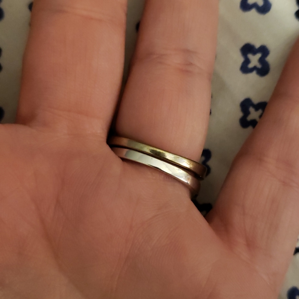 Skull wedding ring set - Picture 3 of 8